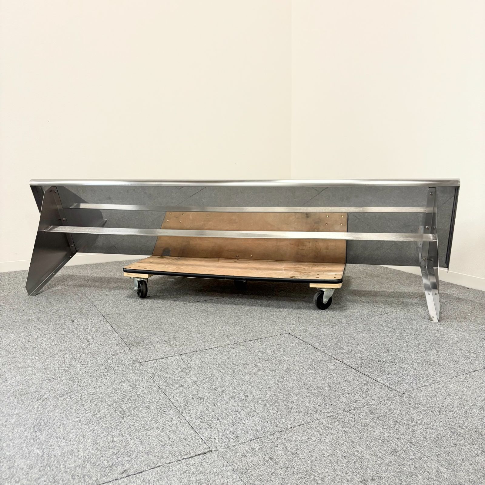 ステンレス平棚 幅1800mm×奥行397mm×高さ355mm 業務用 厨房機器 棚 台 1479