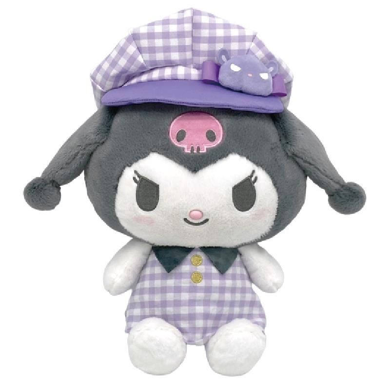 クロミ ぬいぐるみ Mサイズ ギンガム キャスケット サンリオ キャラクター 