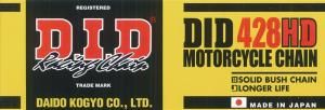 【新品・2営業日で発送】DID 428H (D) -134RB (クリップ式)
