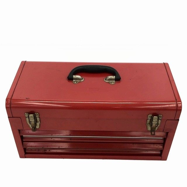 品セット KTC 京都機械工具 ソケット複数 ドライバー 六角レンチ スパナ 2段工具箱 ツールボックス WATERLOO 画像 116793