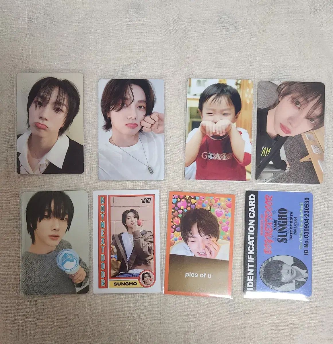 BOYNEXTDOOR(ボイネク) ソンホ(SUNGHO) トレカ まとめ売り