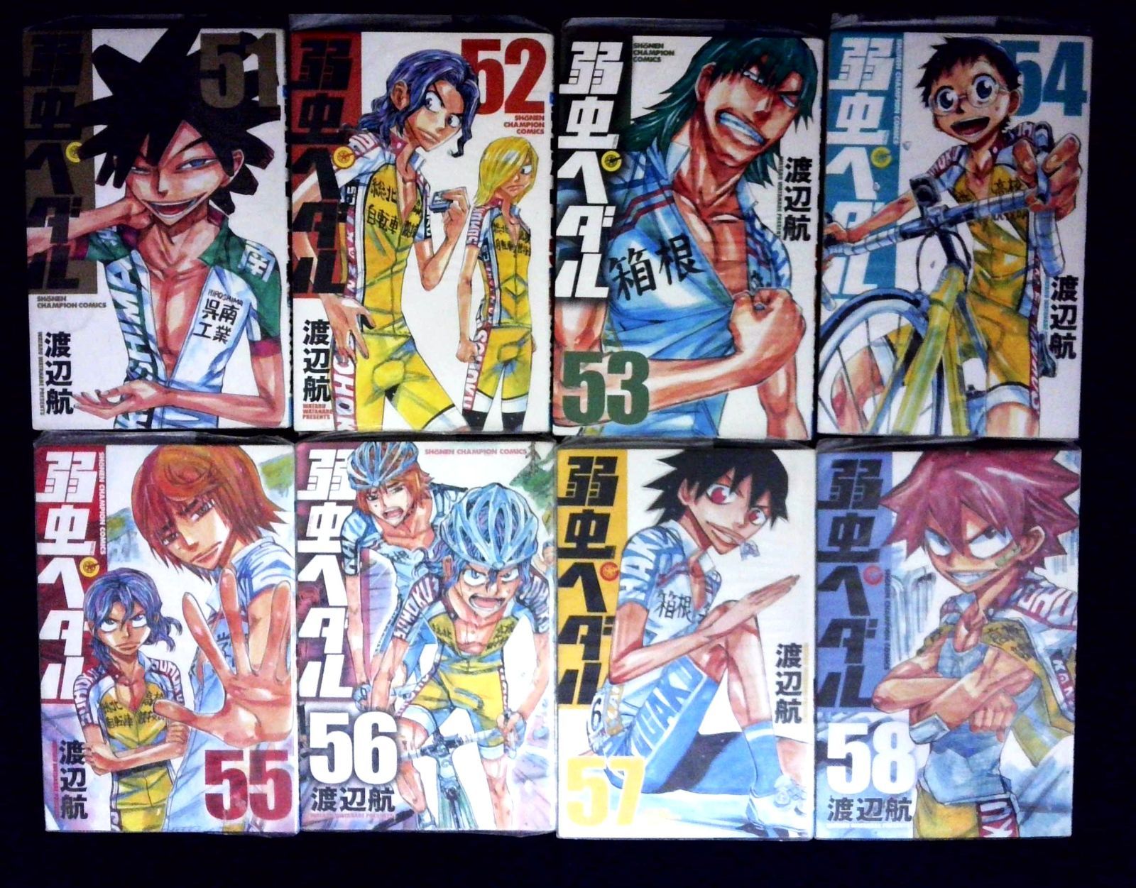 弱虫ペダル1〜60巻＋27.5巻＋放課後ペダル1.2.3.5巻 yowamushipedal-