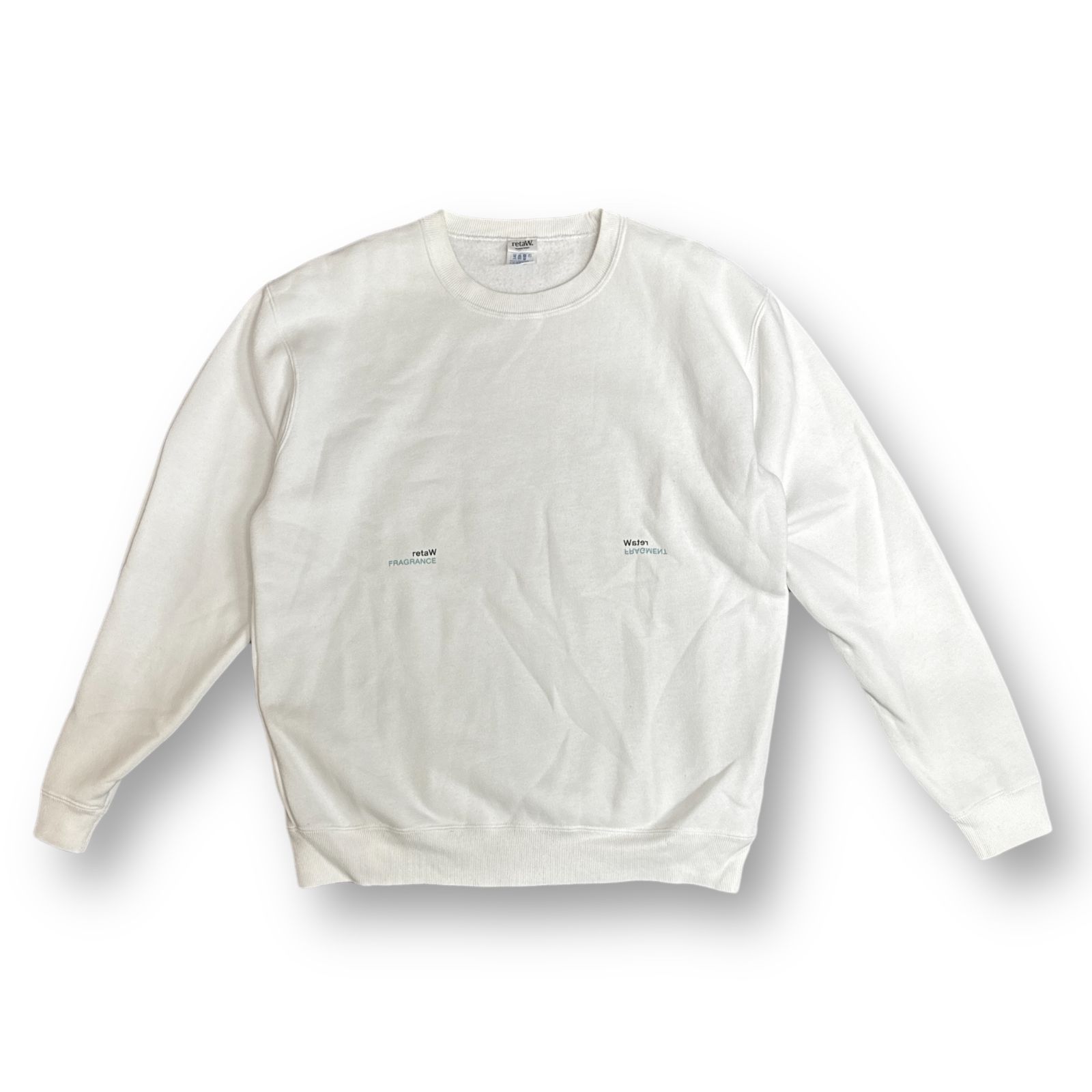 retaW × FRAGMENT FRAGRANCE Crewneck Sweat フレグランス クルーネックスウェット トレーナー リトゥ  フラグメント コラボ L 62195A4