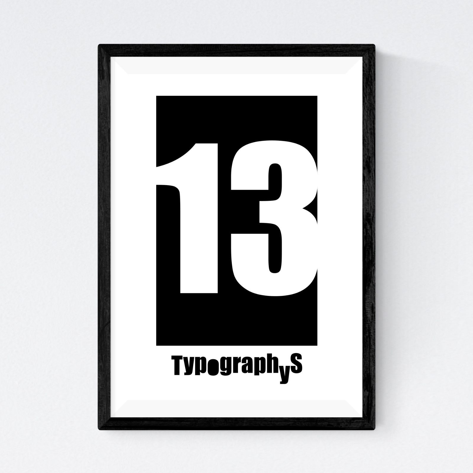 最安値，品質保証】 【A2】TYPOGRAPHYS アートポスター（A2サイズ）13BK