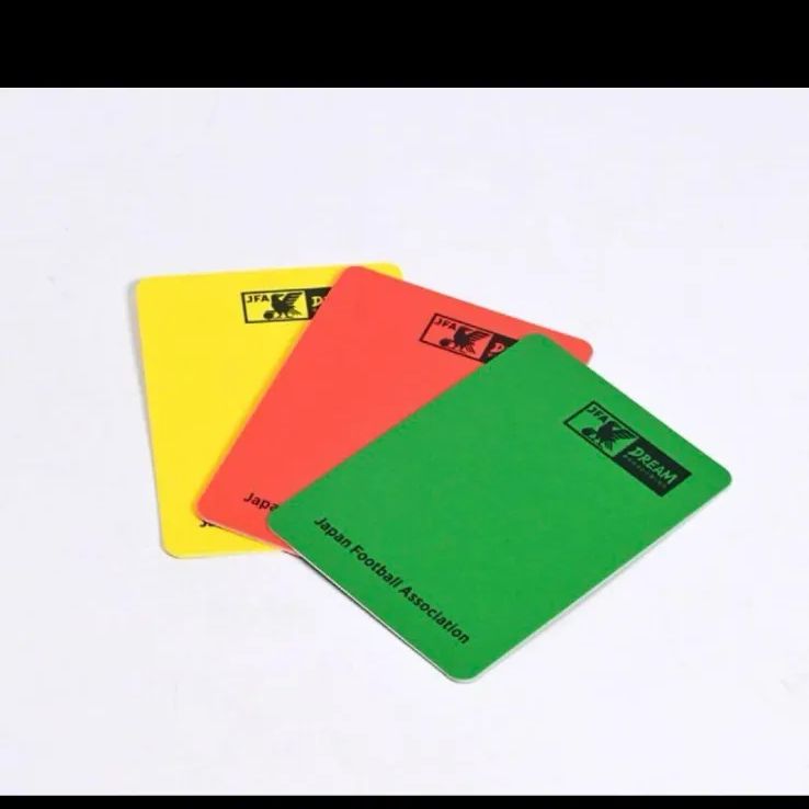 正規品・未使用】 JFA サッカー 審判 イエローカード レッドカード