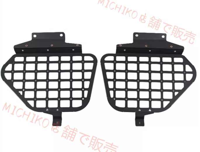 ランドクルーザープラド 150系 2009- アルミニウム リアトランク 収納パネル アウトドア便利 サイド2個セット