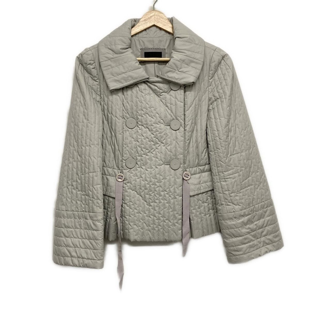 トゥービーシック TO BE CHIC ブルゾン サイズ40 M 黒 レディース リボン/冬物 ジャケット TO BE CHIC(トゥービーシック) ブルゾン サイズ40 M レディース