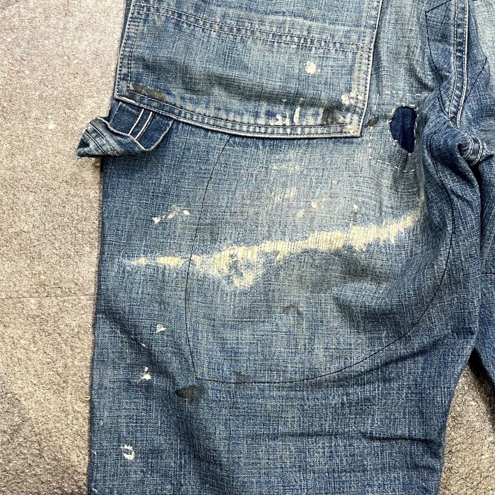 SAINT MICHAEL 24SS デニムペインターパンツ SAINT MICHAEL 24SS DENIM PANTS PAINTER デニムペインター