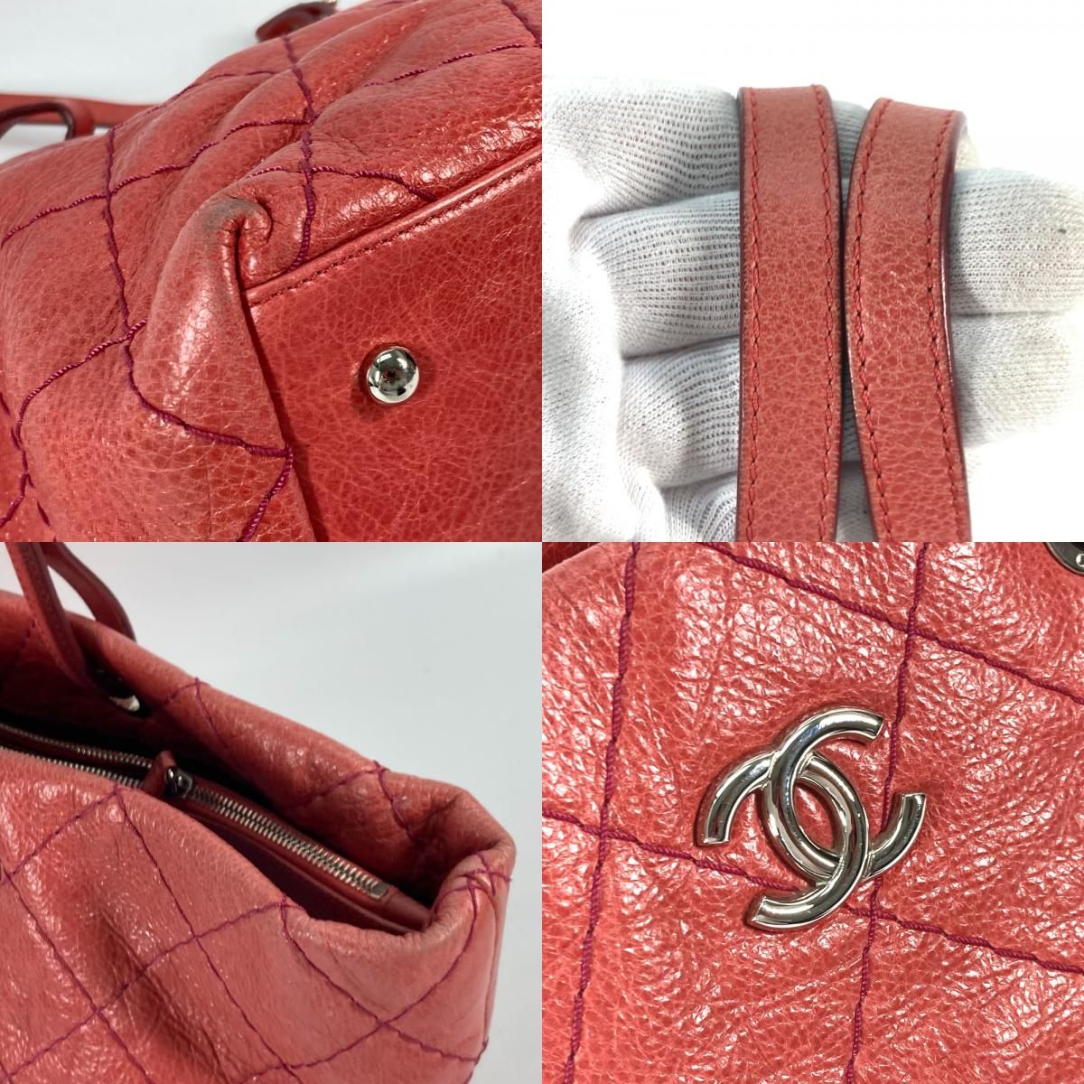 CHANEL シャネル ショルダーバッグ オンザロード キャビアスキン