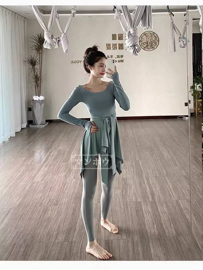 デラロミラノ デラロ スカート ピンクグレー バレエ スカートABA