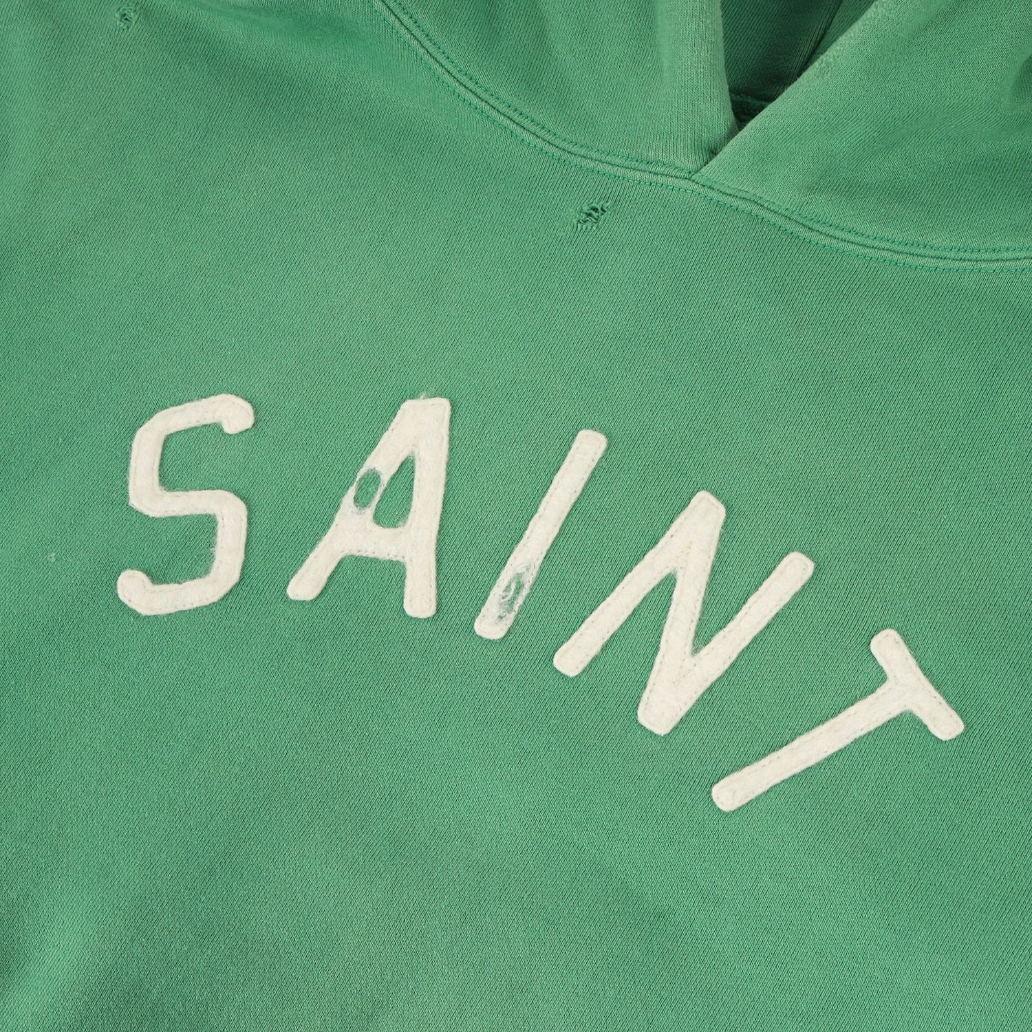 美品】SAINT MICHAEL セントマイケル パーカー グリーン サイズ:XL  