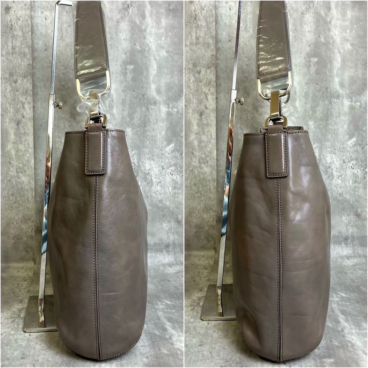 ✨良品✨ HIROFU ヒロフ ワンショルダーバッグ トートバッグ ロゴ型 