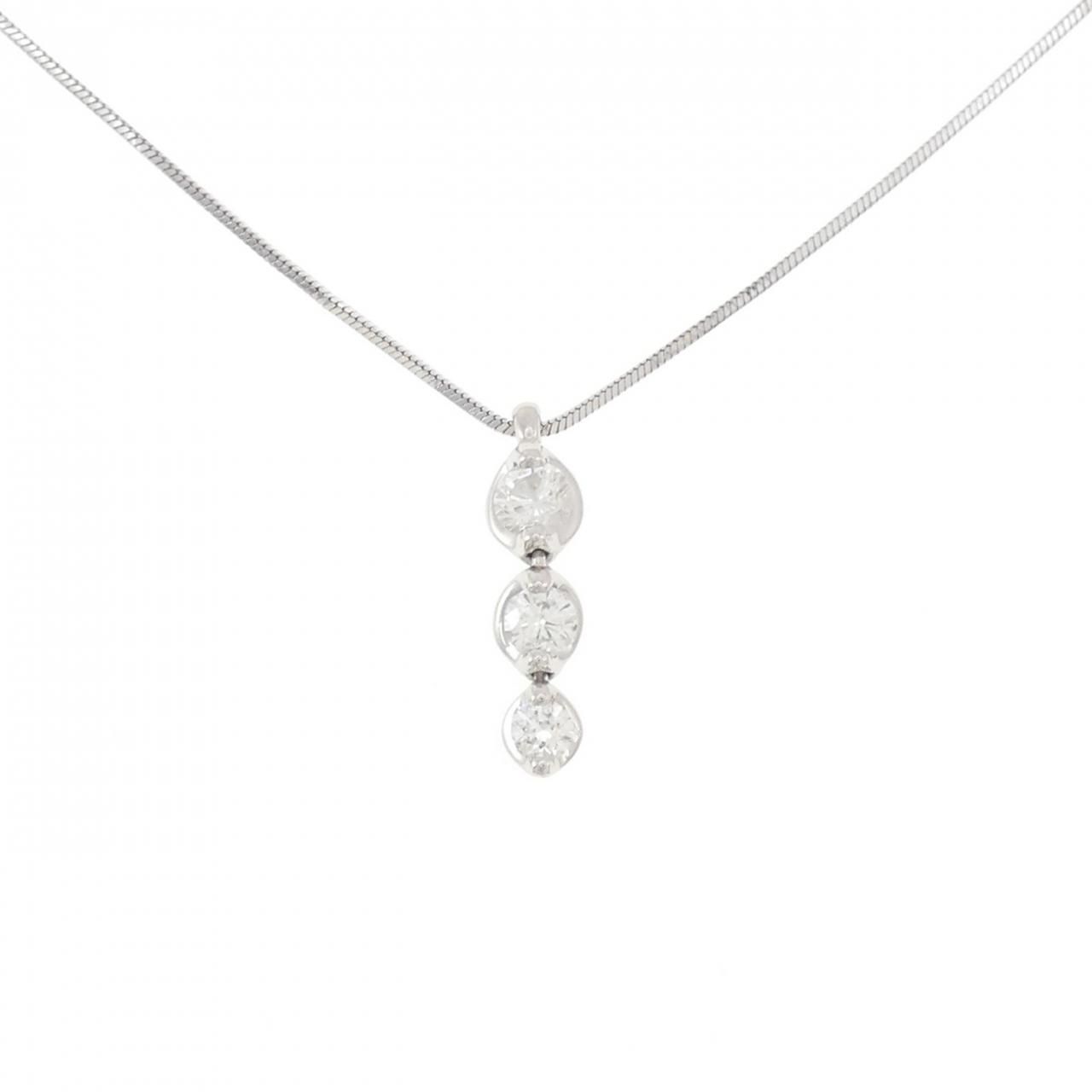 トリロジー ダイヤモンド ネックレス 0.32CT