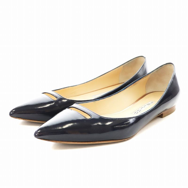 【新品未使用】PELLICO アネッリフラットシューズ PELLICO | アネッリフィッビア パンプス 3.5cm BLACK - アマン