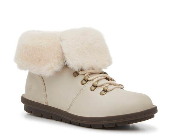 【送料無料】 ボーン レディース ブーツ・レインブーツ シューズ Blaine Shearling Bootie Cream