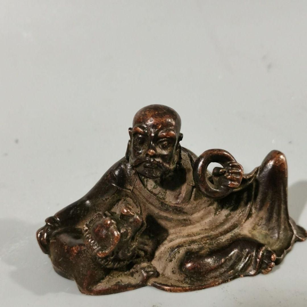 銅細工 龍 茶寵 風水 書道具 文房具 装飾品 工芸品 美術品 置物 銅 細工 干支竜 蛟竜 茶台茶寵 事務室デスクトップ創意置物 装飾