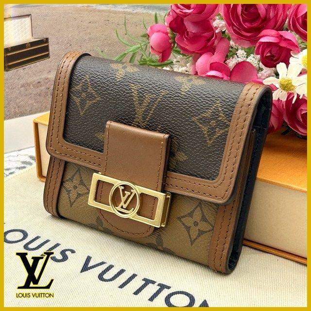 ルイヴィトン ポルトフォイユ ドーフィーヌ コンパクト 折り財布