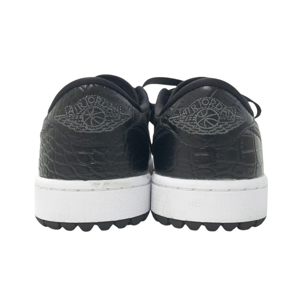 NIKE GOLF ナイキゴルフ DD9315-003 ゴルフシューズ Air Jordan 1 Low  ブラック系 27 [240101440277] ゴルフウェア メンズ ストスト Nike Air Jordan 1 Low G Golf Shoes 'Black' (DD9315-003