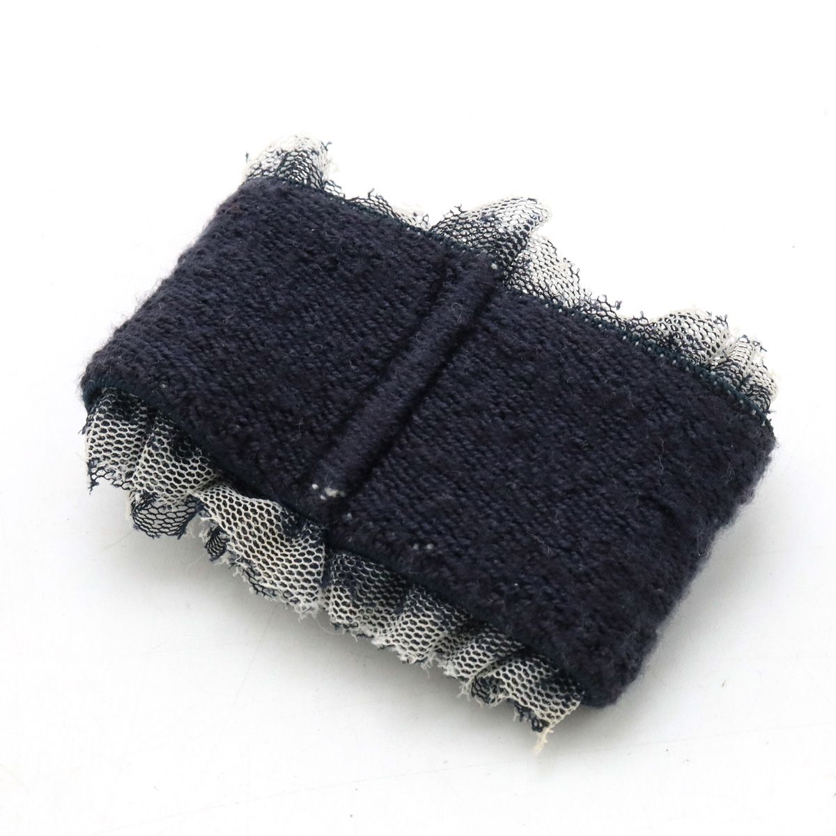 CHANEL シャネル ココマーク リストバンド フリル コットン CHANEL シャネル ココマーク リストバンド フリル コットン