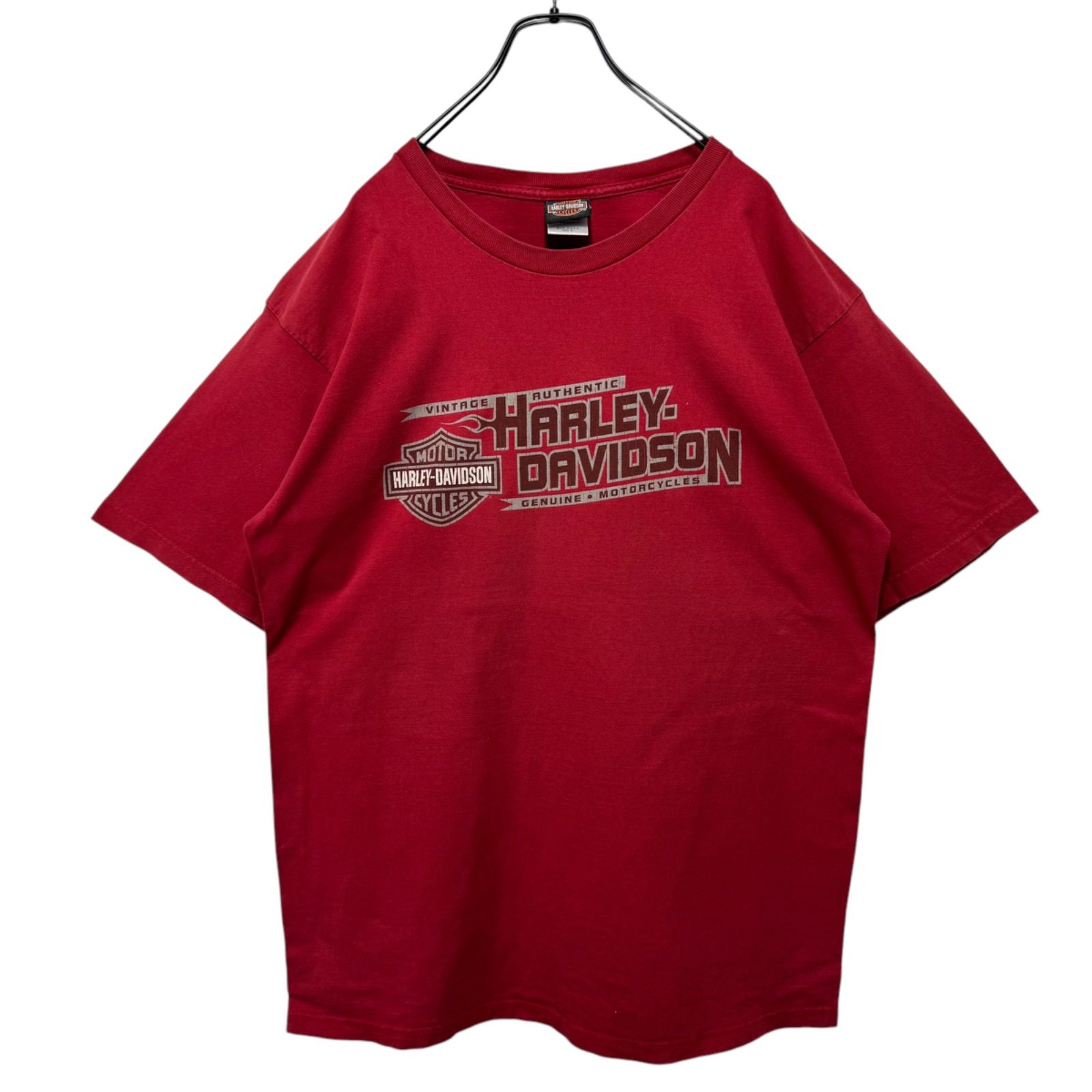 00S Harley-Davidson ヴィンテージ Tシャツ レッド HARLEY-DAVIDSON 
