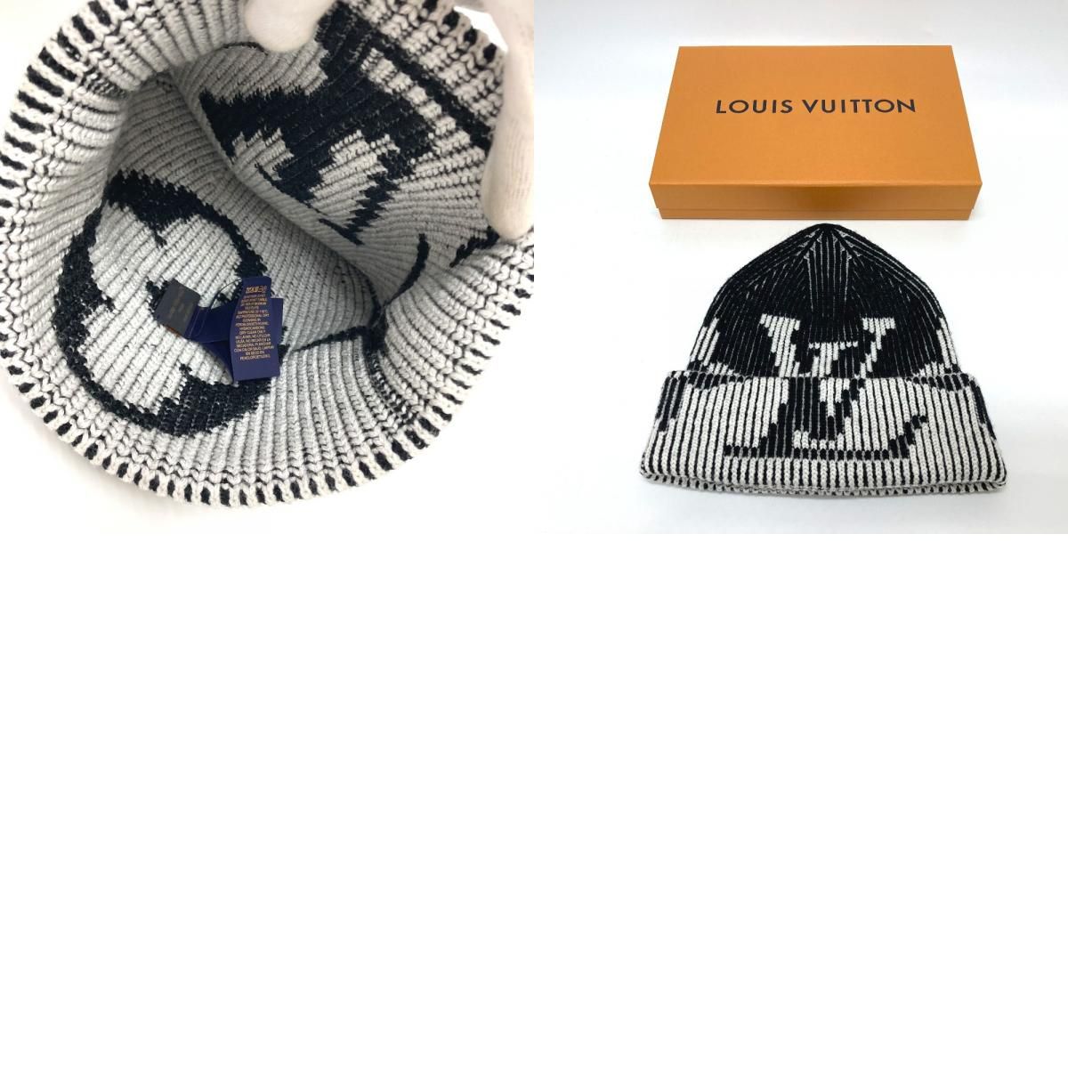 LOUIS VUITTON ニット帽 LV ニット帽 ボネ グランフロア ニット レディース M72397