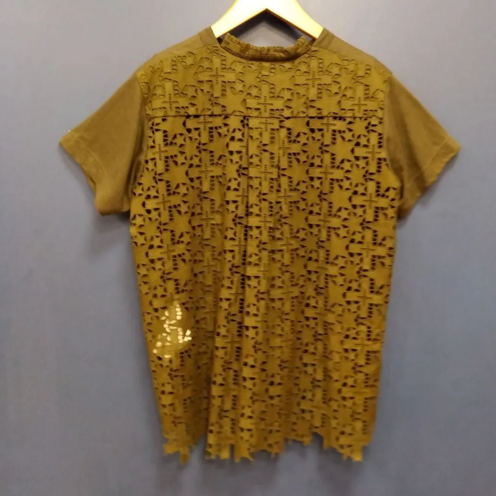 M9 サカイ sacai スターカットワークレースTシャツ バッグ