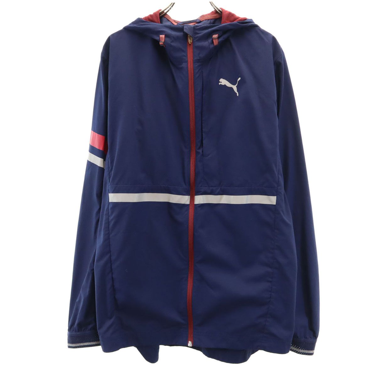 PUMA プーマ ランニング ウインドブレーカー XL ネイビー ジャケット