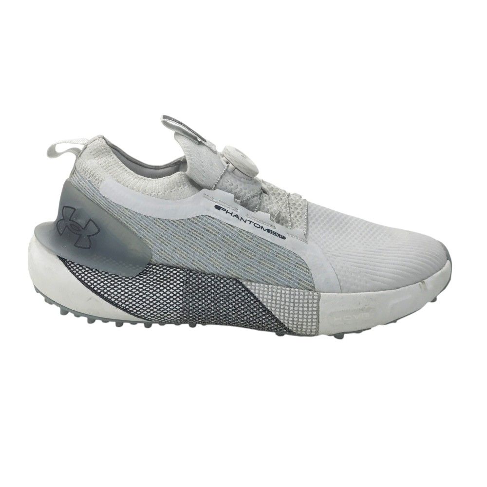 UNDER ARMOUR アンダーアーマー 3027380-101 ゴルフシューズ UAファントム  ホワイト系 26.5 [240101432457] ゴルフウェア メンズ ストスト UNDER ARMOUR アンダーアーマー 3027380-101 ゴルフシューズ UA