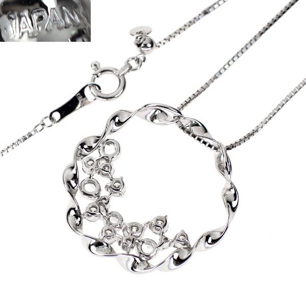 ラッセル K18WG ダイヤモンド ペンダントネックレス 0.51ct - メルカリ 