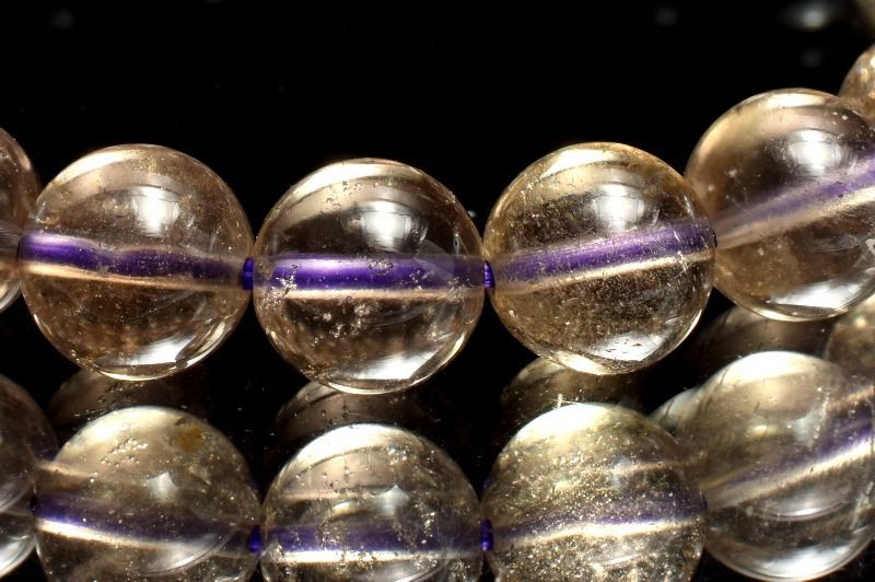 １点物 AAA パープル リビアングラス 8mm ブレスレット パワーストーン 天然石 _MA8408