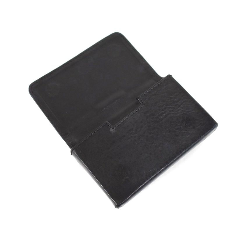 クロムハーツ CHROME HEARTS カードケース 名刺入れ レザー 黒