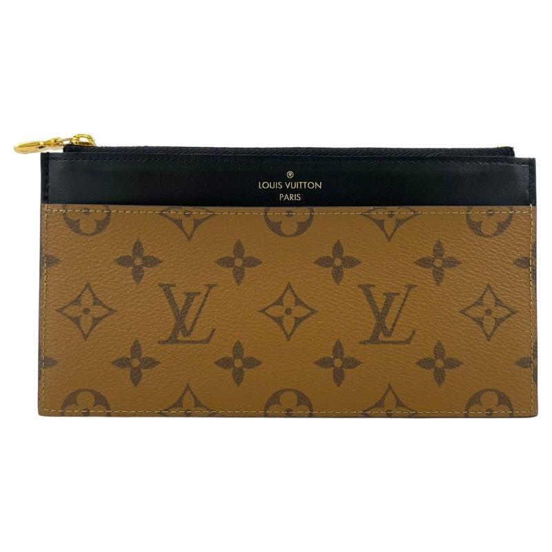 LOUIS VUITTON ルイ ヴィトン スリム パース M80390 カードケース レディース モノグラム リバース コインケース ポーチ