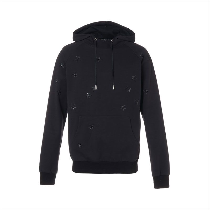 Christian Dior クリスチャンディオール パーカー M BEEビジュープルオーバー コットン