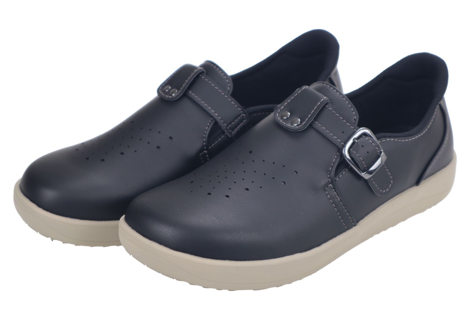 コムデギャルソン　Salomon ブラック スリッポン スニーカー コムデギャルソン Salomon サロモン 黒 スリッポン 厚底 24