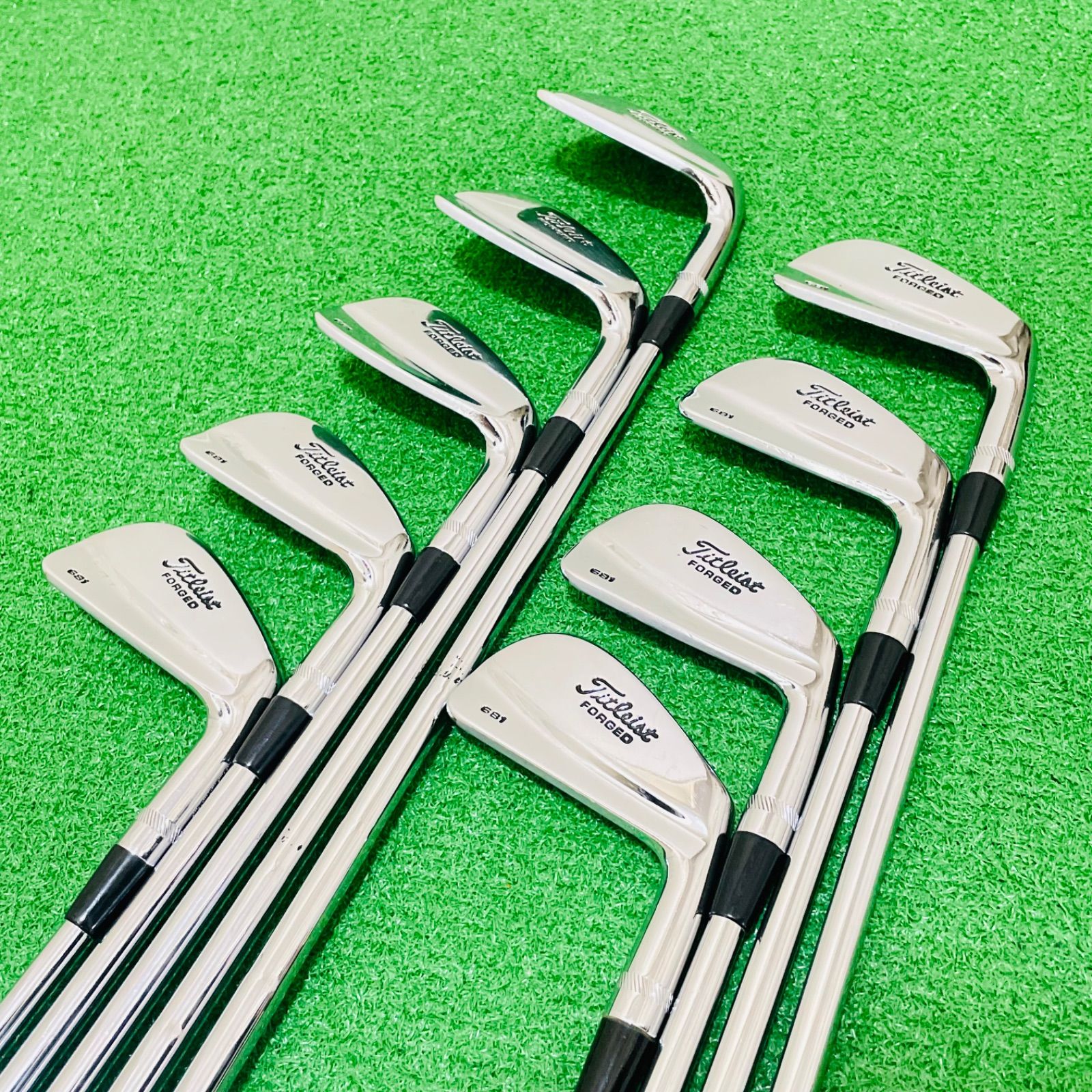 9134 Titleist 681 タイトリスト メンズ 右利き 9本セット 9134
