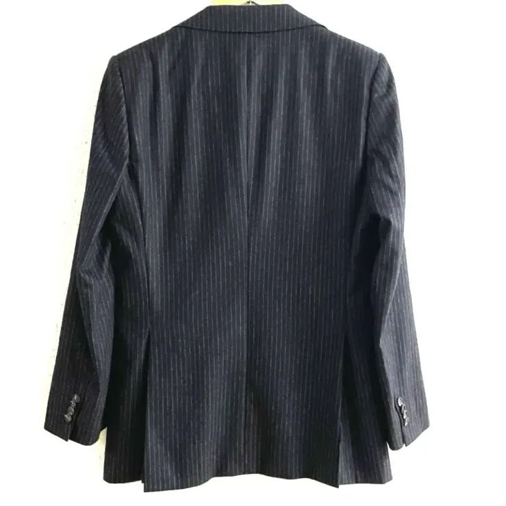 イタリア製 TONELLO トネッロ 羊毛 カシミヤ ストライプ シングル