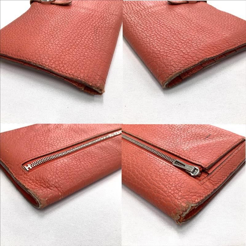 【Suke】極美品◇希少カラーエルメスドゴンロングトリヨンクレマンスT刻印 HERMES エルメス ドゴンロング レッド系 トリヨンクレマンス