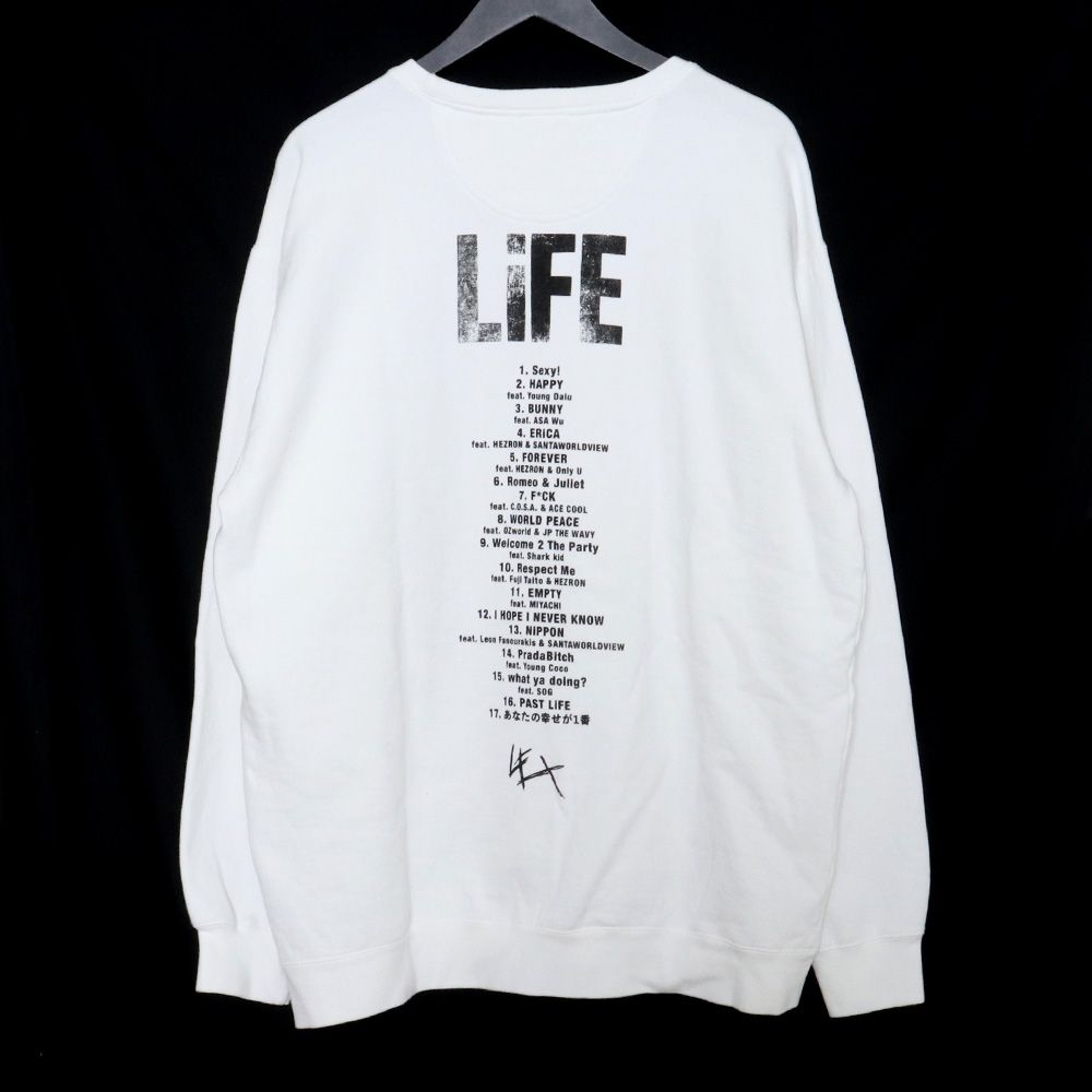 LEX LIFE トレーナー ホワイト - Tシャツ/カットソー(七分/長袖)