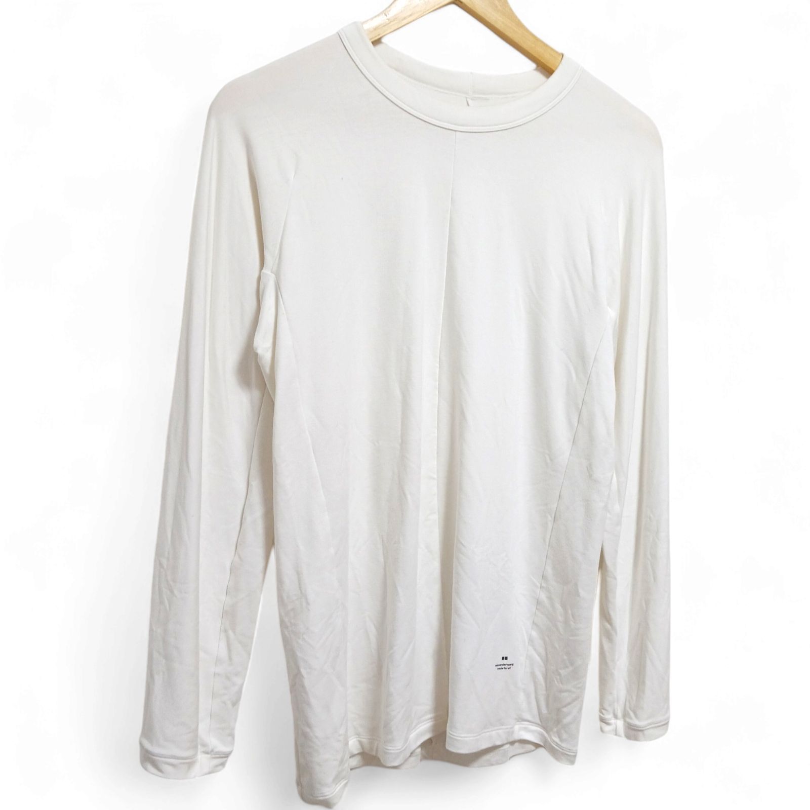 211564】Alexander Wang アレキサンダーワン Tシャツ 丸首 長袖 LL 
