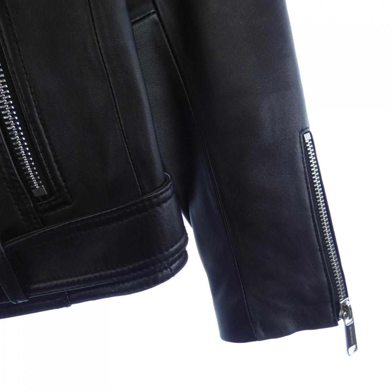 MICHAEL KORSジップ ライダース　革ジャン MICHAEL KORS｜レーサー レザー ジャケット マイケルコース