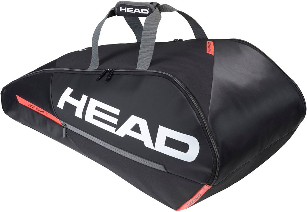 ヘッド HEAD テニス HEAD TOUR TEAM 9R SUPERCOMBI テニスバッグ 283432 BKOR ブラック×オレンジ