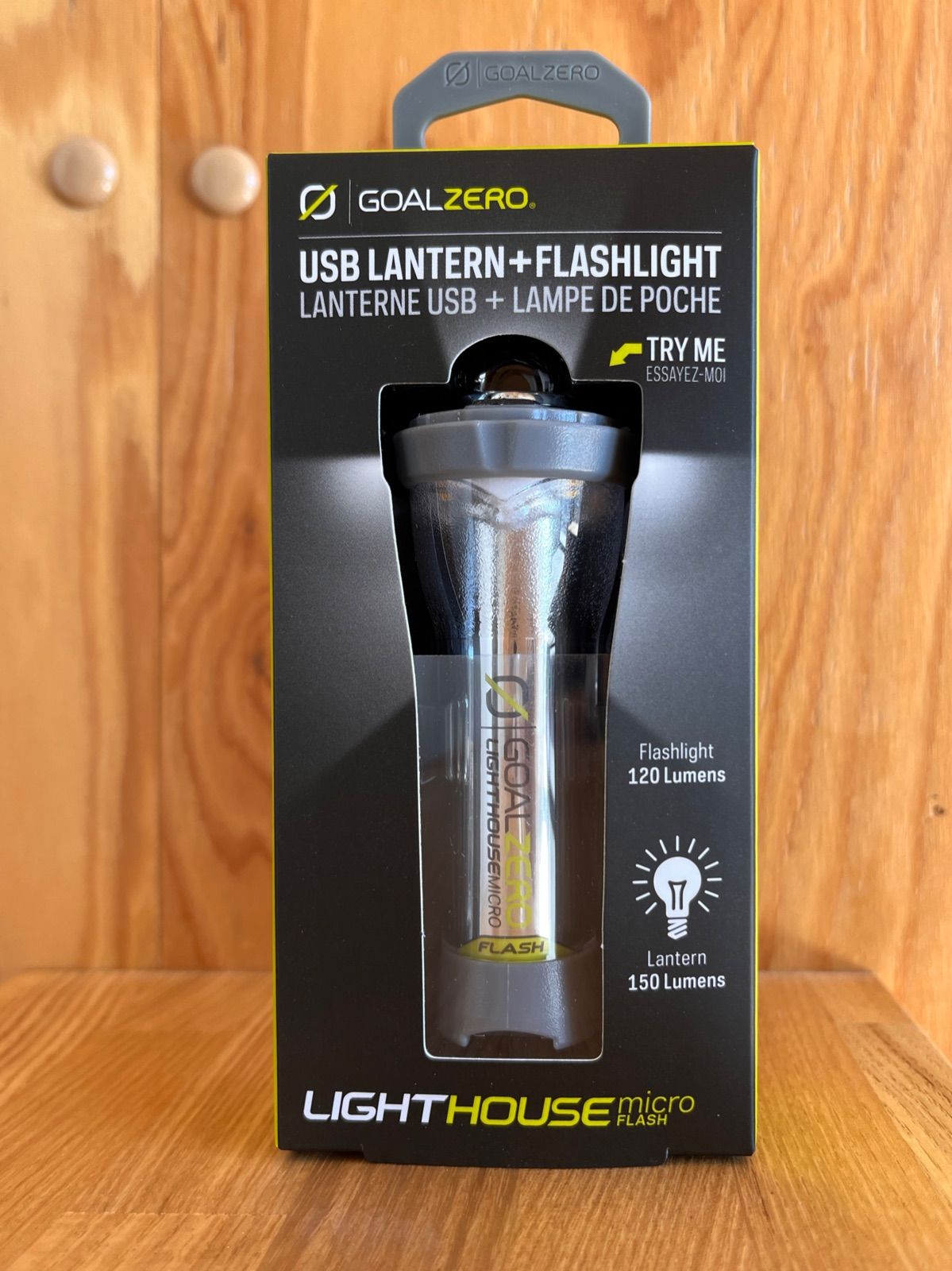 GOAL ZERO LEDランタンLIGHTHOUSE MICRO FLASH　ブラック／＜限定カラー＞グレー