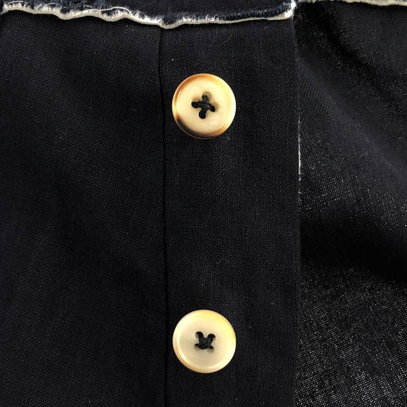 【美品】  ISABELLA STEFANELLI / イザベラステファネリ | Diane Arbus / linen リネントラウザーズ パンツ | S | ocean | メンズ ISABELLA STEFANELLI / イザベラステファネリ | Diane Arbus / linen