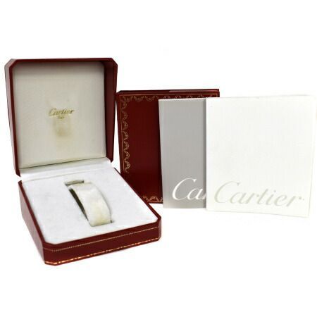 【中古】 カルティエ Cartier 腕時計ケース ウォッチ 保存箱 レッド レザー 08MS103
