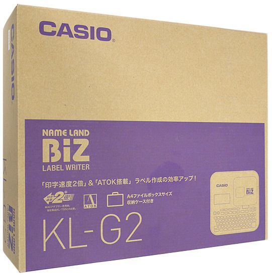 bn:0] CASIO ラベルライター ネームランド KL-G2 - 家電・PCパーツの