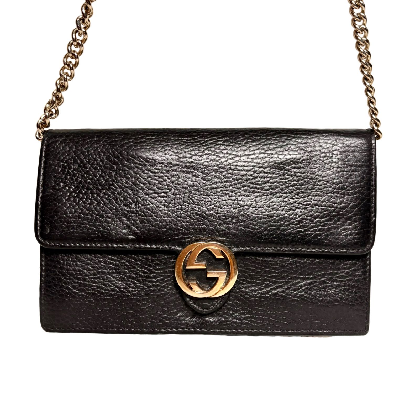 GUCCI グッチ チェーンウォレット ショルダーバッグ インター 