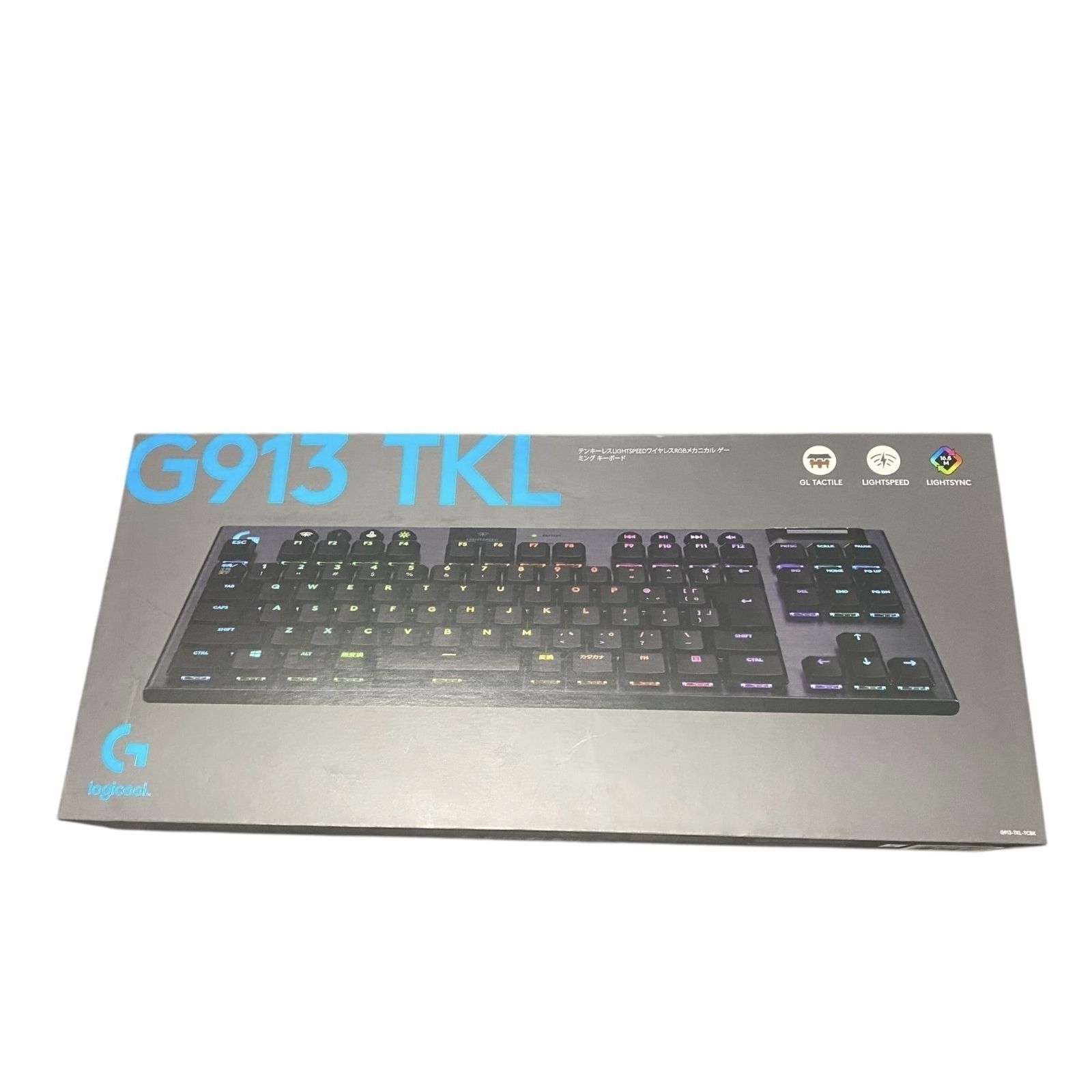Logicool G913 TKL LIGHTSPEED ワイヤレス RGB ゲーミングキーボード 外 き Aランク ロジクール