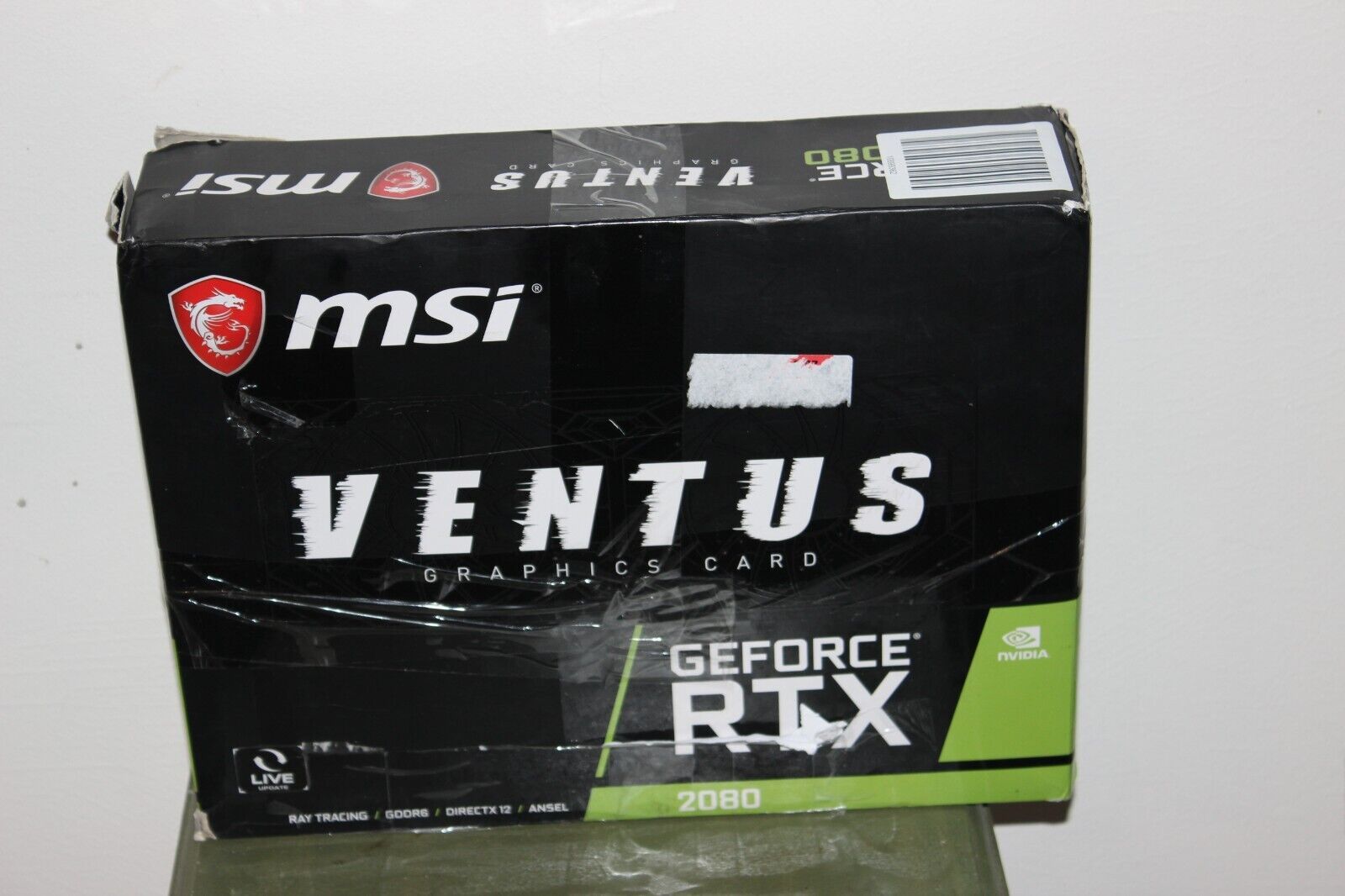 MSI GAMING Gece RTX 2080 8GB GDRR6 256 ビット保証、ただし未保証