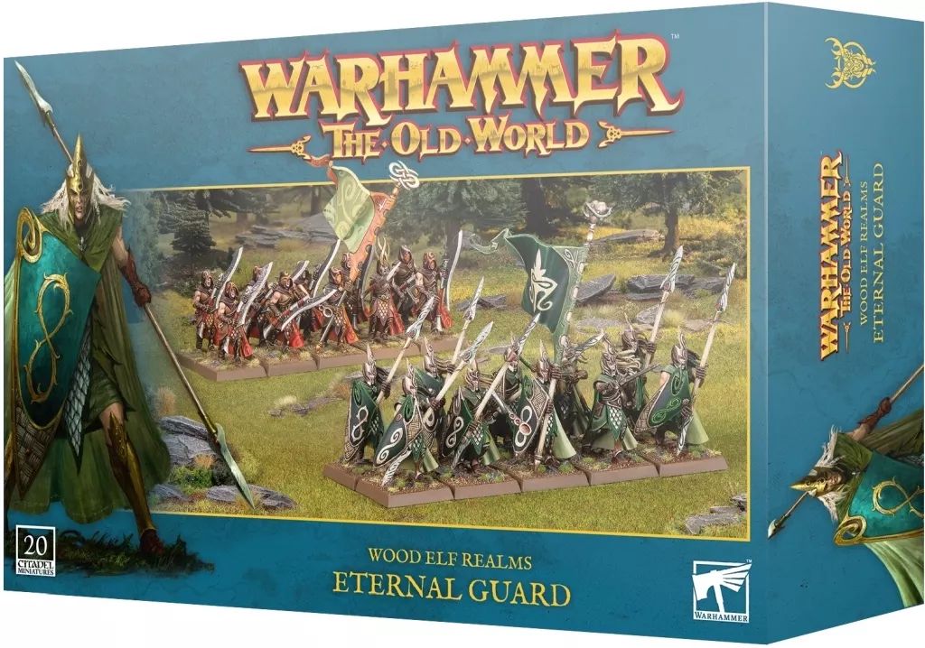 ミニチュアゲーム ウッドエルフ レルム エターナルガード ウォーハンマー ワールド Wood Elf Realms Eternal Guard 13-106