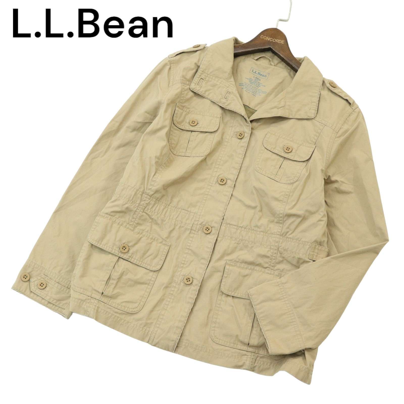 美品】L.L.Bean エルエルビーン ミリタリー ジャケット ベージュ L.L. 